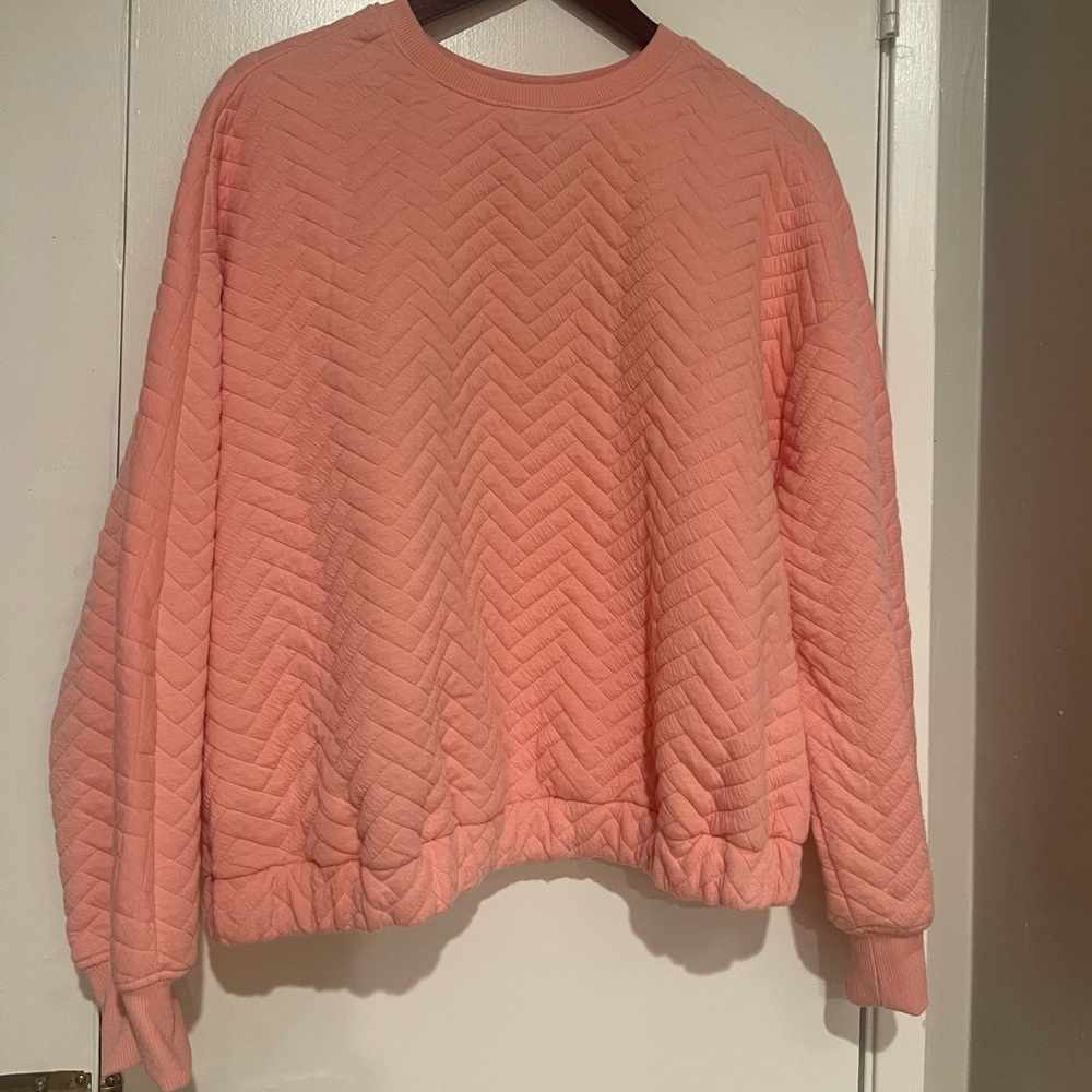 A New Day | blush knit sweatshirt NWTcuffed sleeveshem scoop neck98%poly 2% span